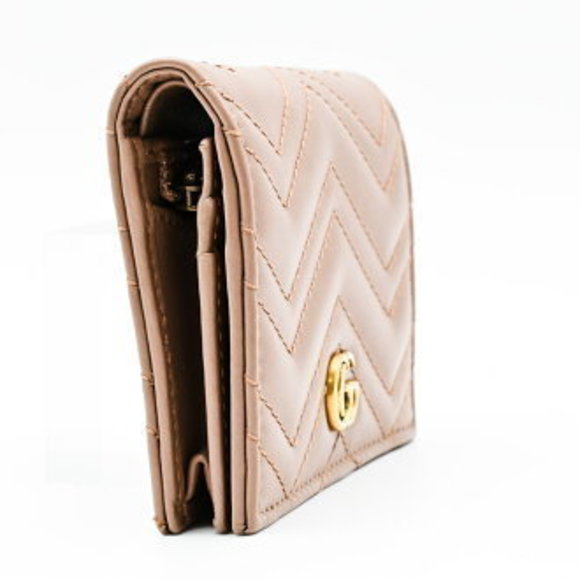 Gucci GG Card Case Medium Wallet Beige - Picture 2 of 7